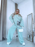 LARGE SIZE set "MANHATTAN" - SOFT GREEN